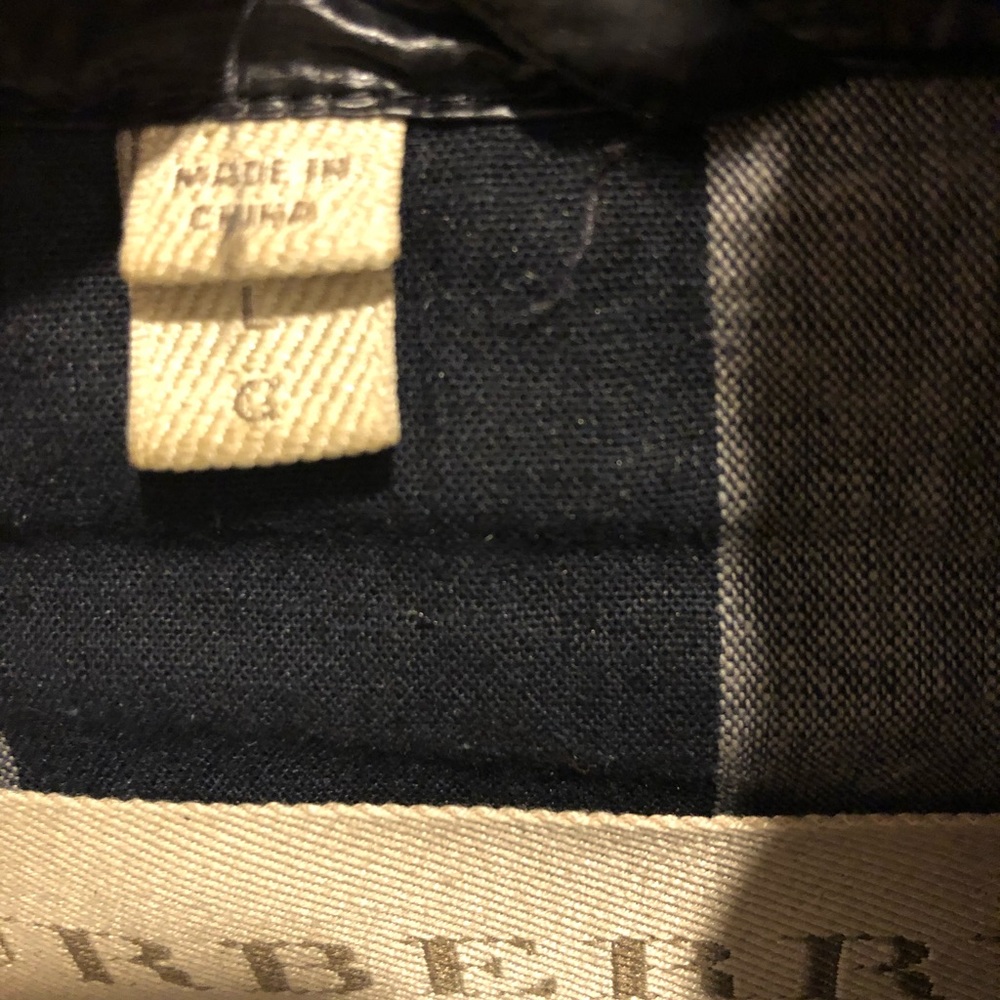Black Burberry Jacket Size L - Picture 6 of 8